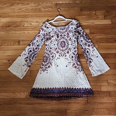 Lace Dress Boho Style By Xhilaration Size M, About Knee Length - Image 1 of 4