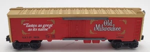 Lionel 6-9856 O Gauge Old Milwaukee Beer Billboard Reefer Car EX - Picture 1 of 4