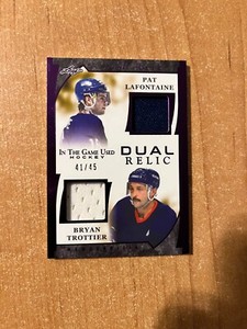 2023 Leaf ITG Used Hockey - Pat LaFontaine / Bryan Trottier - Dual Relic  41/45