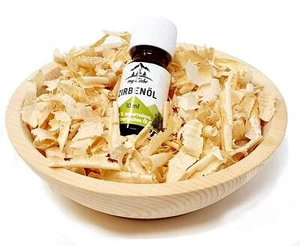 Zirben Duftset mit Zirbeholz Schale naturbelassen Zirbenspäne aus Zirbenholz ... - Bild 1 von 4