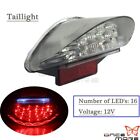 12V 16 Led License Plate Tail Light Red Lamp For Bmw F650 Gs F800 St R1200 R