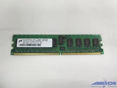MICRON MT18HTF25672DY-53EE1 MODULE RDIMM DDR2 SDRAM 2GB (256Mb x 72) - Image 1 of 3