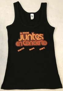 NOS 2006 Juntos en Concierto Black Tank Top T - Shirt Small - Picture 1 of 1
