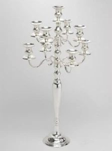 Candelabro De 9 Llamas Estilo Inglés Plateado Sheffield - Imagen 1 de 2