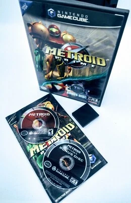 Metroid Prime and Echoes Bonus Disc Gamecube With Memory Card  - Image 1 of 4