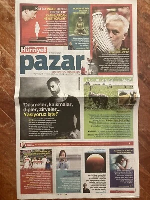 hürriyet Pazar Turkish newspaper supplement İlker Kaleli photo shoot & interview - Image 1 of 2