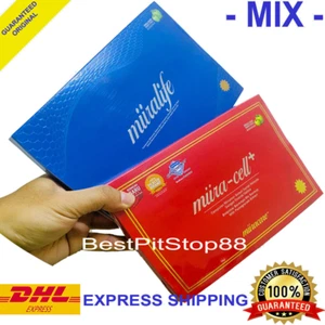 COMBO Miira-Cell+ & Miira-Life Revoobit 24 Sachets Stem Cell Nutrition Per Box - Picture 1 of 14