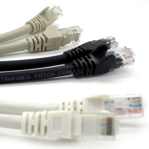 CAT6 RJ45 Cable Ethernet Red LAN Conexión Cable Rápida Velocidad Router a PC Lote - Imagen 1 de 18