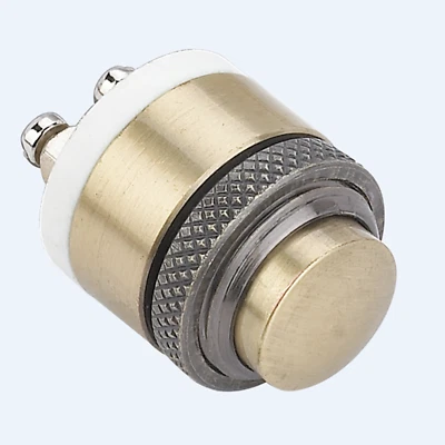 16mm High Dome head Brass (Bronze-coloured) Doorbell push button  PM163-10,16mm - Image 1 of 4