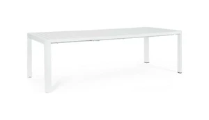 Bizzotto Kiplin Tavolo allungabile 180x240x100 cm in alluminio bianco - Foto 1 di 1