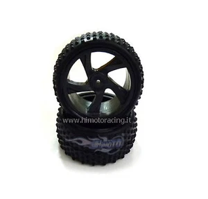 28659 Couple Wheel Complete Buggy short Course Replacement 1/18 off-Road HIMOTO - Picture 1 of 1