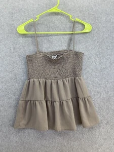 Blusa babydoll mediana Paper Crane para mujer sin mangas en capas en el pecho - Imagen 1 de 11