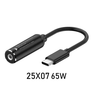 1 Pc Charging Cable DC to Type C Converter PD Power 65W Adapter Laptop Charger - Picture 1 of 26