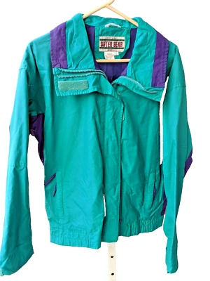 Outer Gear Mens  Windbreaker Large Lined Storm Flap Zipper Close Front/ Pockets - Image 1 of 4