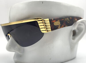 Von Furstenberg Lunettes by AK MOD. MF27 COL. T14 Vintage Unisex Sunglasses Gold