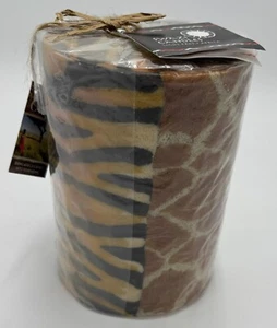 Swazi Tiermotiv Kerze Handarbeit in Afrika neu im Paket mit Etikett rund 6 Zoll - Bild 1 von 13