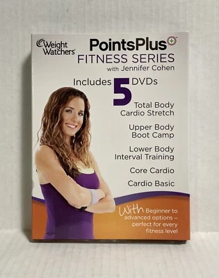 Weight Watchers PointsPlus Fitness Series Jennifer Cohen 5-Disc DVD Set - Image 1 of 4