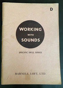 Vintage 1964  Working With Sounds D  Specific Skill Series Workbook - Picture 1 of 11