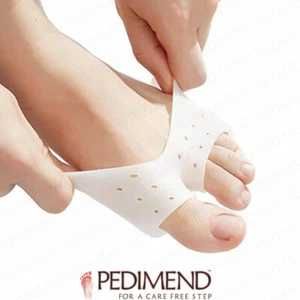 2x Unisex Metatarsal Gel Pads Sore Foot Feet Comfort Bunion Corrector Little Toe - Picture 1 of 7