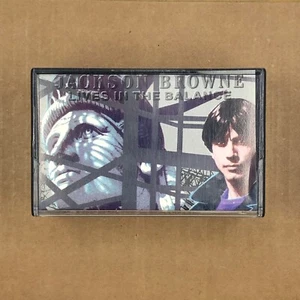JACKSON BROWNE Cassette Tape LIVES IN THE BALANCE 1986 Rock Pop Rare - Picture 1 of 5