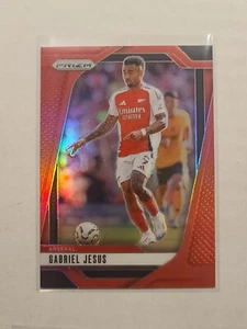 2024-25 Prizm Premier League Gabriel Jesus #29 Red Prizm 155/199 Arsenal - Picture 1 of 2