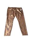 NEW Disney Parks Mickey Mouse Rose Gold Metallic Womens Leggings Size 1X NWT