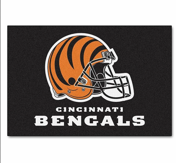 Cincinnati Bengals 20x30 Fanmats Starter Rug - Image 1 of 4