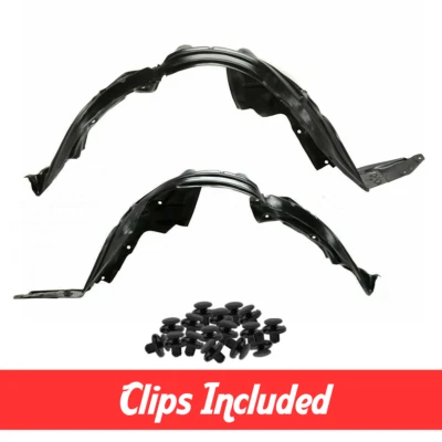 Driver & Passenger Side Fender Liner Set w/ Clips For 2016-2020 Toyota Yaris - Image 1 of 4