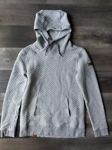 Roxy Dipsy Women's Technical Quilted Pullover Hoodie Gray Size Medium - Imagen 1 de 8
