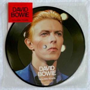 DAVID BOWIE -Golden Years- Rare UK 40th Anniversary 7” Picture Disc (Vinyl) Auct - Picture 1 of 2