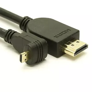Cable micro HDMI de ángulo descendente - Imagen 1 de 1
