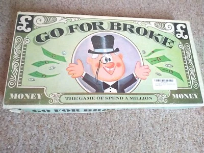 Vintage board game: GO FOR BROKE. 1965.  Spend a million.  UK Vic-Toy.  - Image 1 of 4