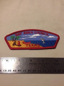BSA Area Council Shoulder Patch; Bay Area Texas - Picture 1 of 2