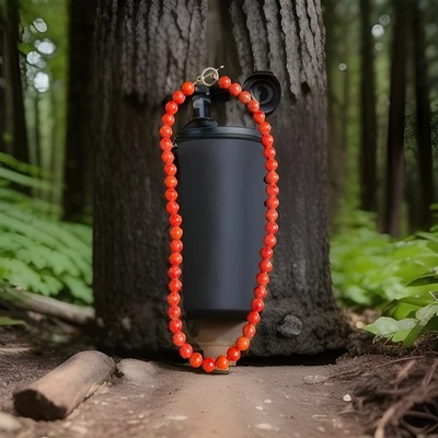 Kette aus Korallen Perlen. L ca 44 cm - Bild 1 von 4