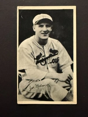 National Chicle Baseball 1936 R313; Joe Medwick St. Louis Cardinals - En muy buena condición Foto 1 de 2