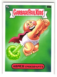 Abner Underpants 2022 Garbage Pail Kids Captain Underpants Parody Sticker - Picture 1 of 2