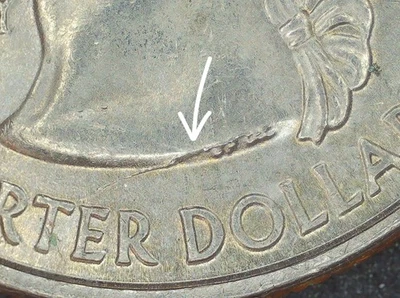 2001 New York State Quarter Die Crack US Error Coin 25c - Image 1 of 4