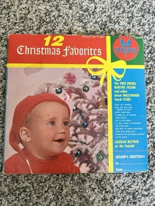 VINTAGE HI-FI TOPS 45 EP - 12 CHRISTMAS FAVORITES, 2 Record Set - Picture 1 of 6