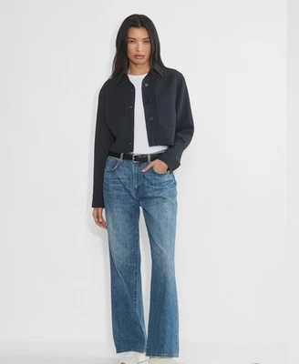 Wilfred Aritzia Black Crepette Little Cropped Women’s Blazer Jacket Xs X-small - Image 1 of 4