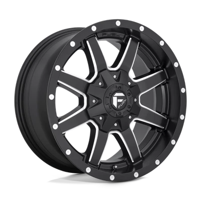 Черное и фрезерованное колесо 17x9 Fuel D538 Maverick 5x4,5/5x5 (1 мм) - Изображение 1 из 4