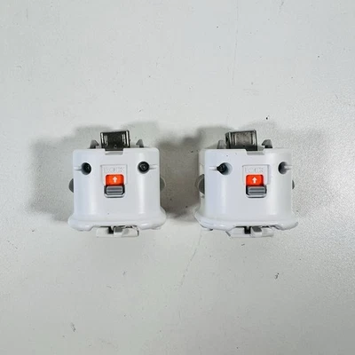 2x Official Nintendo Wii Motion Plus Adapters White - Image 1 of 2