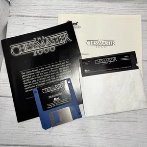 Gioco PC floppy disk vintage The Chessmaster 2000 IBM PC 3,5" e 5,25" - Foto 1 di 4