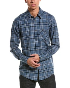 Point Zero Light Brush Flannel Shirt Men's Blue S - Picture 1 of 3