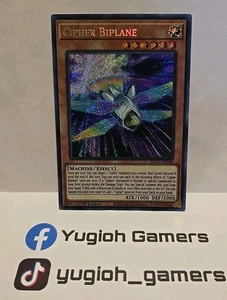 YUGIOH CIPHER BIPLANE BROL 1ST EDITION HOLOBLEED LIGHT PLAYED  - Picture 1 of 1