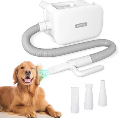 Secador de pelo inteligente para mascotas, aseo para perros y control de temperatura con pantalla LED Foto 1 de 4