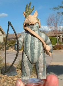 SCHÖNER Teebo Ewok ORIGINAL Beutel & Mütze - Custom Paploo Staff Vintage 1984 Star Wars - Bild 1 von 2