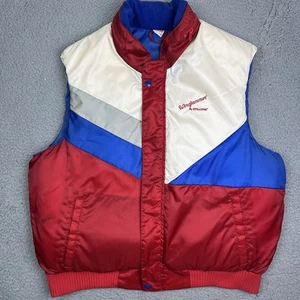 Vintage 90s Windjammer by Stearns Life Jacket Vest Red White & Blue Size XL - Picture 1 of 14
