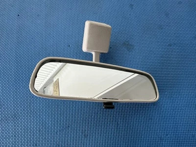 1983 1984 Toyota TERCEL One Used Rear View Mirror Ivory White Color - Image 1 of 4