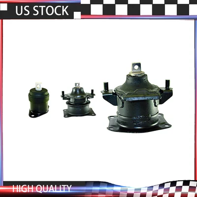 Juego de 3 montaje de motor DEA para Honda Accord 2003-2005 3,0 L automático 5 velocidades Foto 1 de 4