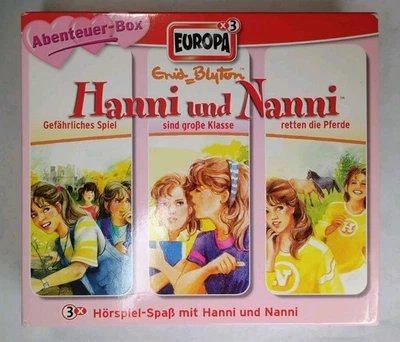 Enid Blyton CD Set Hanni und Nanni Folge 19-21 Abenteuer Box - image 1 of 4